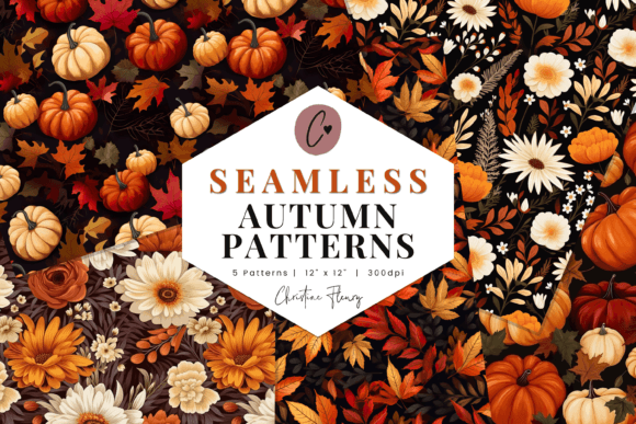 Autumn Patterns Digital Paper Mini Pack: A Versatile Tool for Modern Creatives
