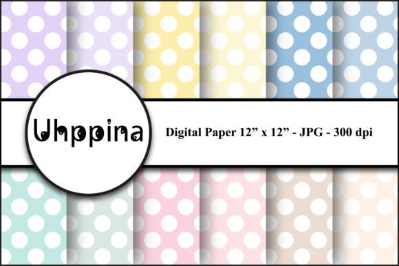 Kit Baby Colors Big Dots Patterns: A Versatile Digital Paper Kit for Creative Projects