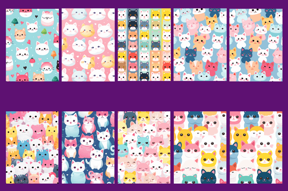 Seamless Kawaii Patterns: The Ultimate Digital Paper Collection for Creative Projects