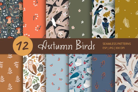 Seamless Patterns with Birds: A Versatile Design Solution for Home and Beyond